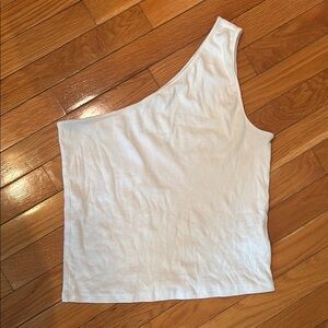 NWOT Madewell Supima Rib One-Shoulder Tank